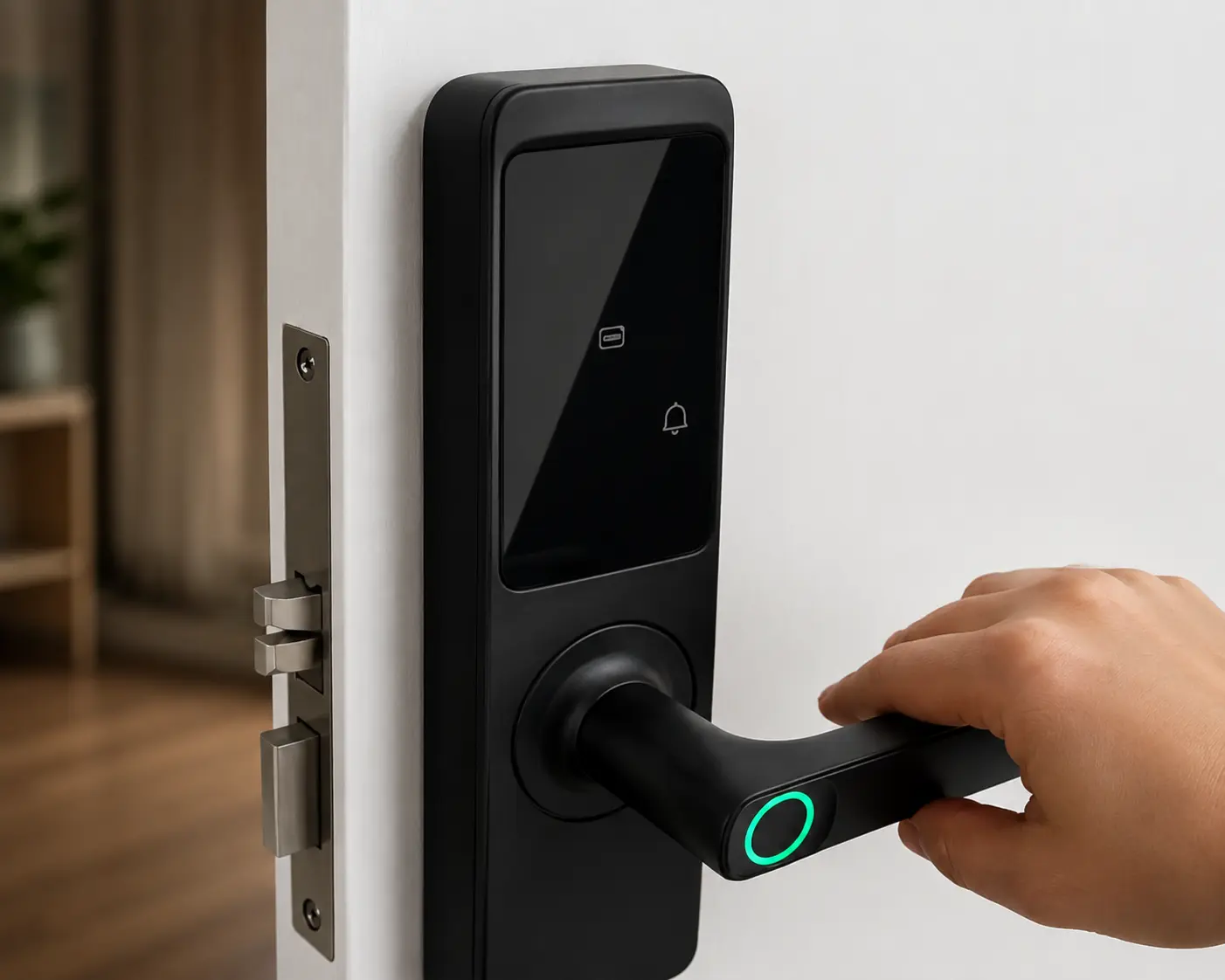 Cerradura inteligente Smart Lock WiFi instalada por PROTEKK
